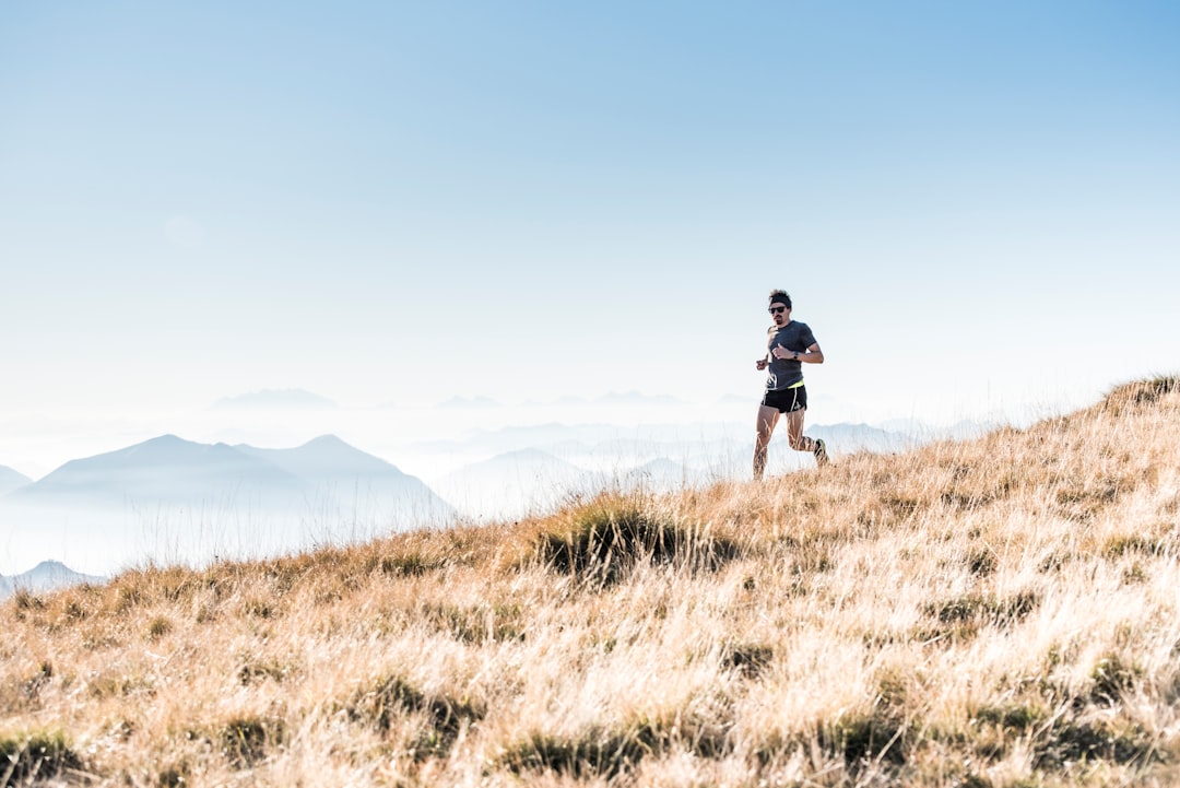 Runner in motion